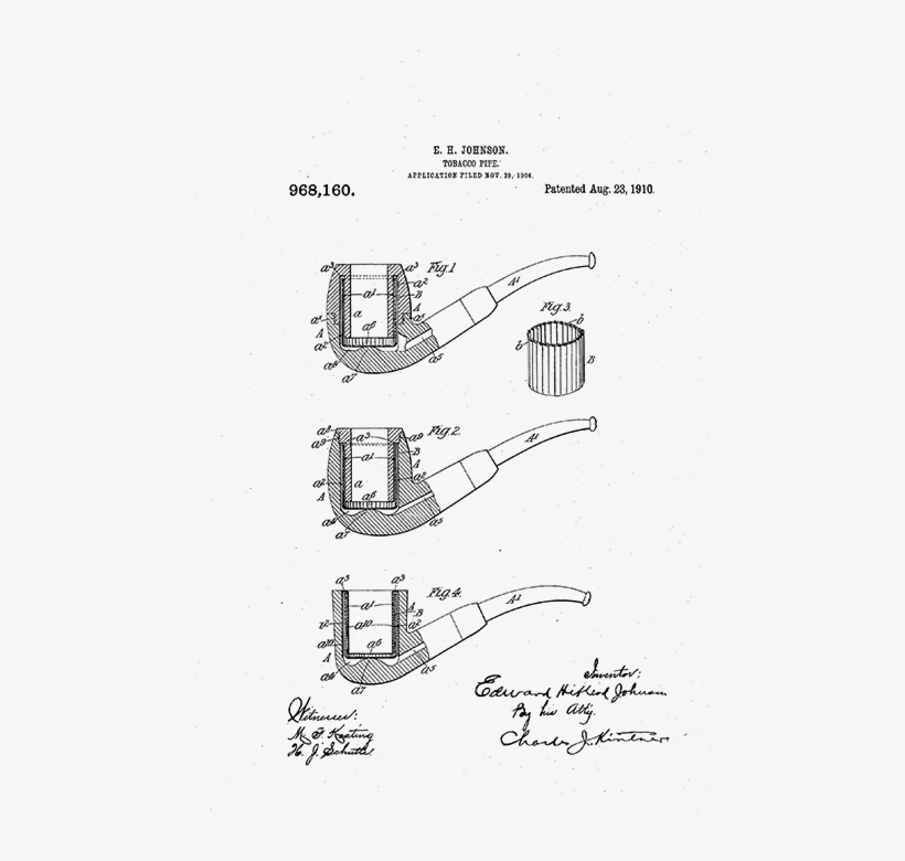 This Invention Relates To Tobacco Pipes And Has For - Smoking Pipe, transparent png #3910193