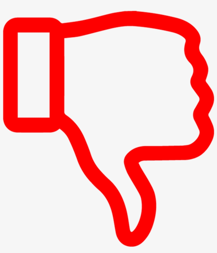 If You Decide To Track Your Vehicles Through Your Technicians' - Thumbs Down Simple Drawing, transparent png #3910250