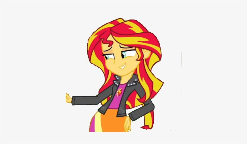 Sunset Shimmer Equestria Girls By Pinkapai-d65oarv - Mlp Eg Flash Sentry And Sunset Shimmer, transparent png #3910555