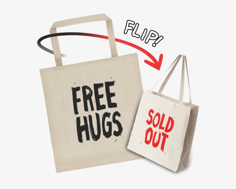 Free Hugs Tote Bag - Littlegoldpixel Nevertheless She Persisted Tote Bag,, transparent png #3910556