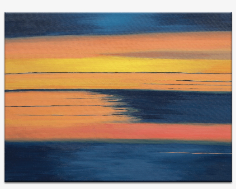 Sunset - Painting, transparent png #3910579