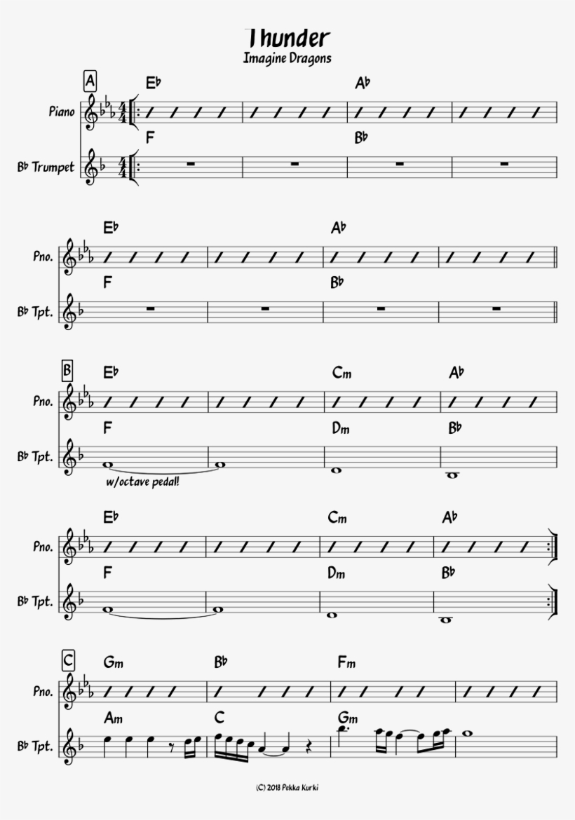 Print - Office Theme Song Piano Sheet Music, transparent png #3910612