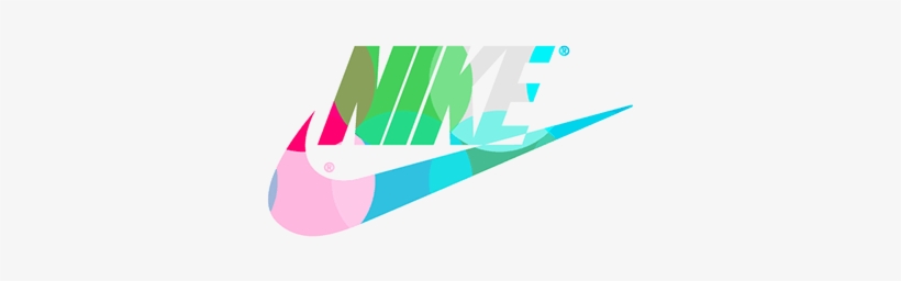 colourful nike logo