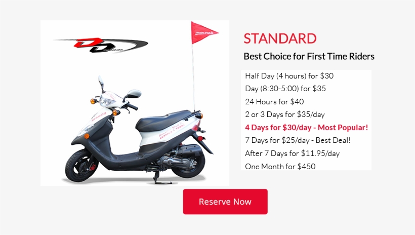 Standard Moped - Scooter, transparent png #3911022