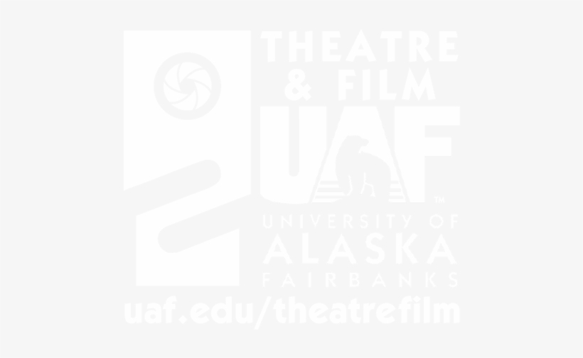 An Oversized Version Of The Theatre/film Uaf Logo Featuring - University Of Alaska Fairbanks, transparent png #3911584