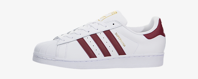 Adidas Superstar Foundation - Adidas Superstar Burgundy Stripe, transparent png #3911765