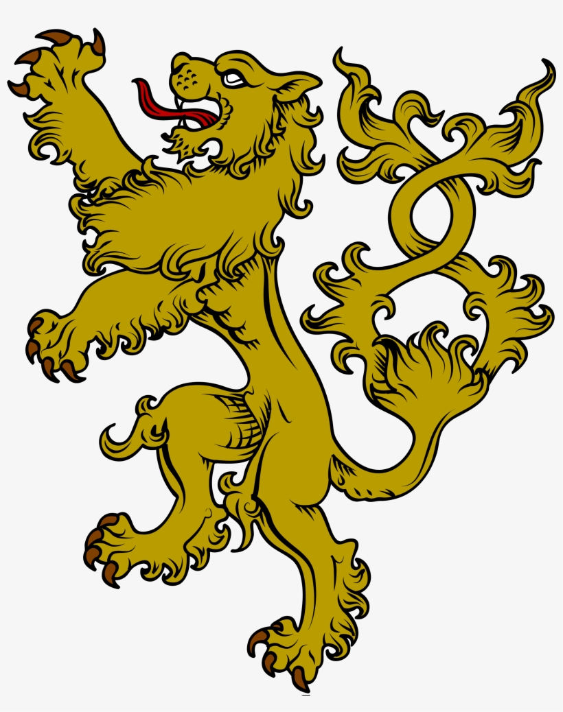 Free Download Coat Of Arms Lion Png Clipart Lion Coat - Lion For Coat Of Arms, transparent png #3912097