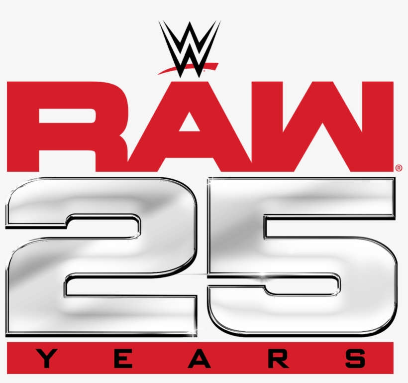 Special Logos - Wwe Raw 25 Logo, transparent png #3912674