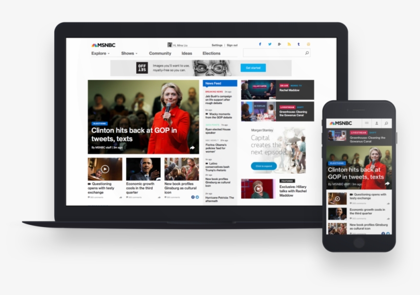 Msnbc-redesign, transparent png #3913977