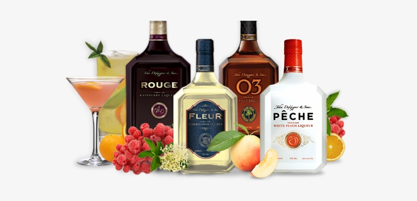 A Flavorful Rainbow Of Premium Cocktails - Beam Suntory Dekuyper Liqueur Rouge Premium Raspberry, transparent png #3914408