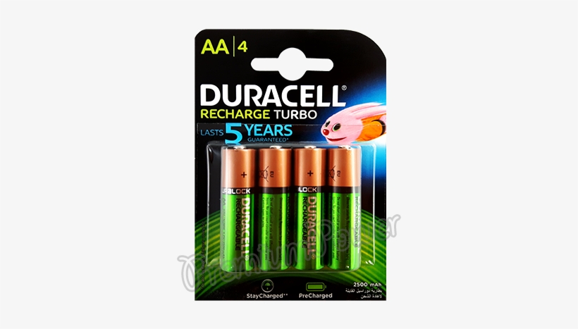 Premiumpleasure - Duracell Staycharged Aa - 2400 Mah 4 Pack Batteries, transparent png #3914495