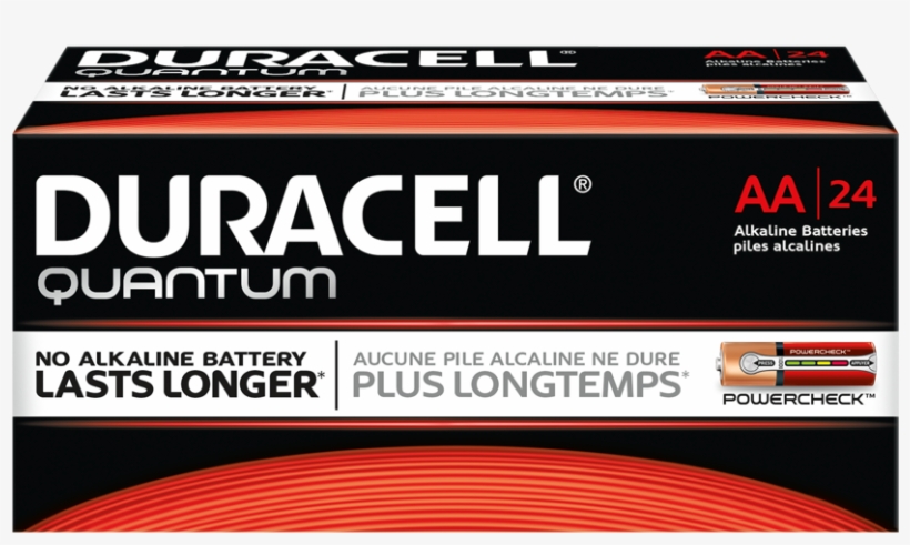 Duracell® Quantum Alkaline Batteries With Powercheck™ - Duracell Quantum China, transparent png #3914883