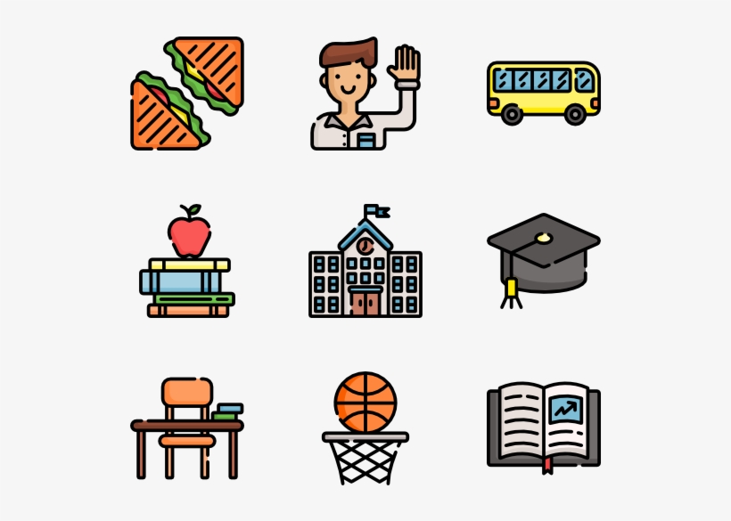 Back To School - Arcade Icons, transparent png #3915182