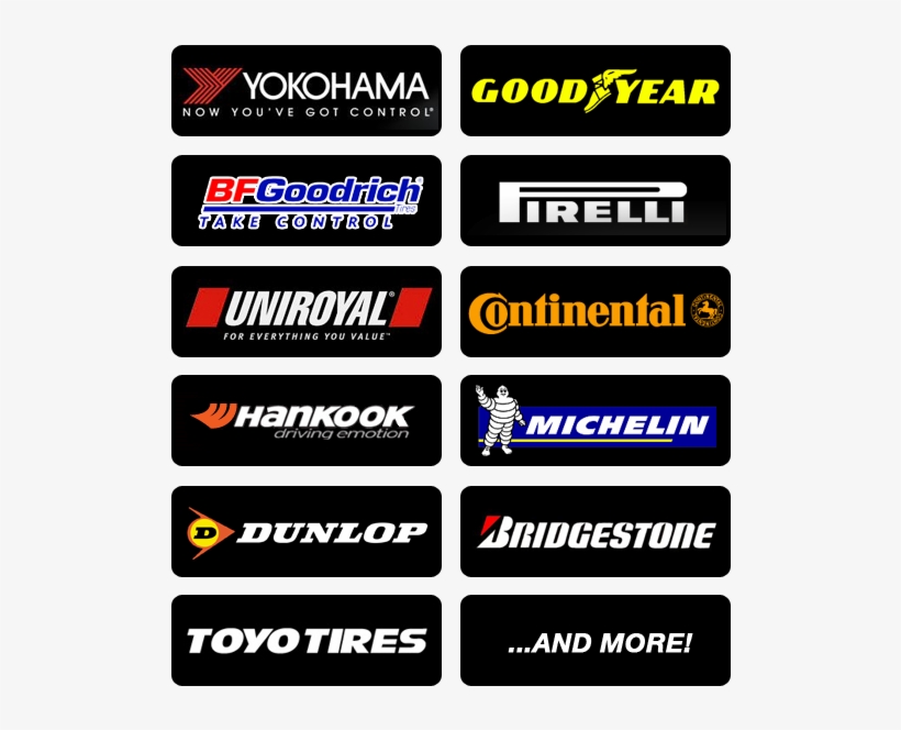 Call 317 336 2886 To Schedule Or Quote Your Tire Needs - Car Tire Brands -  Free Transparent PNG Download - PNGkey