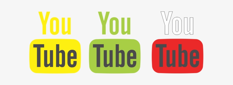 As Duas Primeiras Será Usada Para O Guif Animado, E - Youtube Logo Black, transparent png #3916115