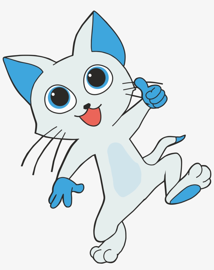 Medium Image - Cartoon Anthropomorphic Cat, transparent png #3917217