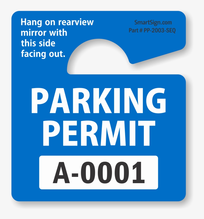 Zoom, Price, Buy - Red Parking Permit, transparent png #3917415