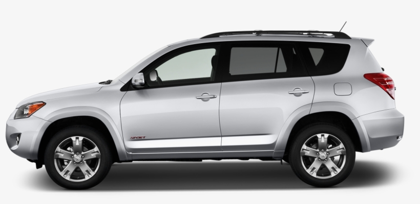 2012 Toyota Rav4 - Honda Crv Side View, transparent png #3917472