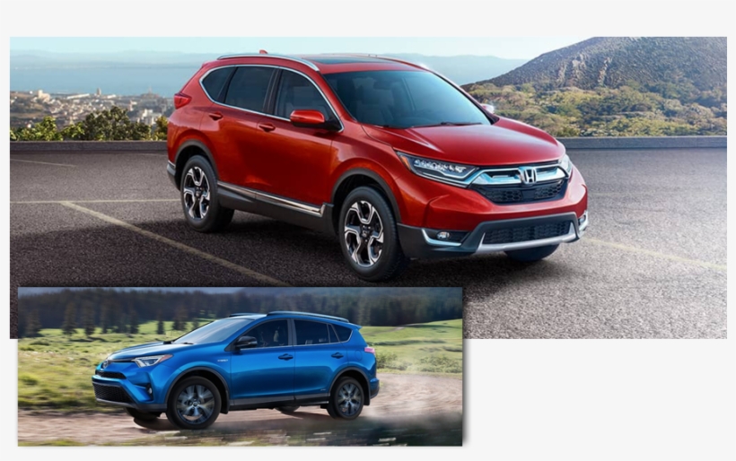 2017 Toyota Rav4 - 2018 Red Crv, transparent png #3917504