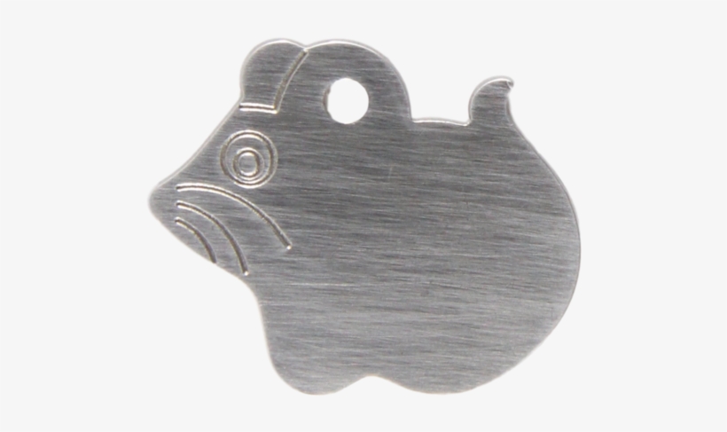Stainless Steel Mouse Pet Tag - Black Cat, transparent png #3917508