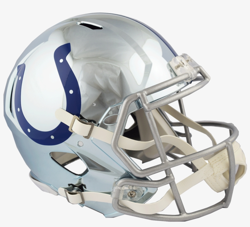 Colts Chrome Speed Authentic - Colts Helmets, transparent png #3917638
