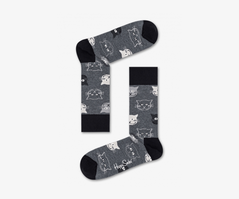 Cat Sock - Sock, transparent png #3917664
