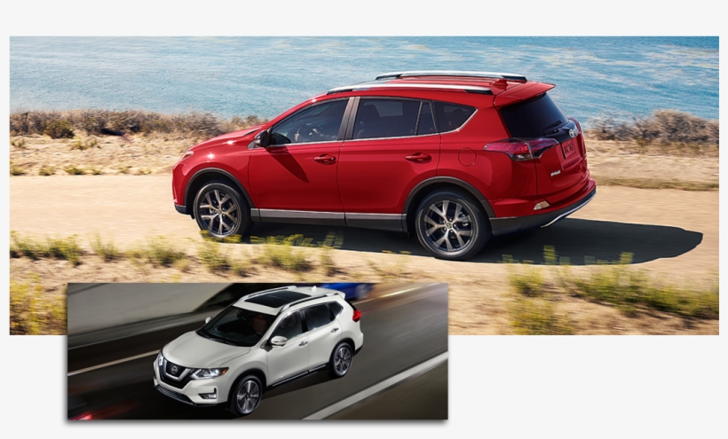 2017 Toyota Rav4 Vs - Toyota Chr Vs Rav4, transparent png #3917665