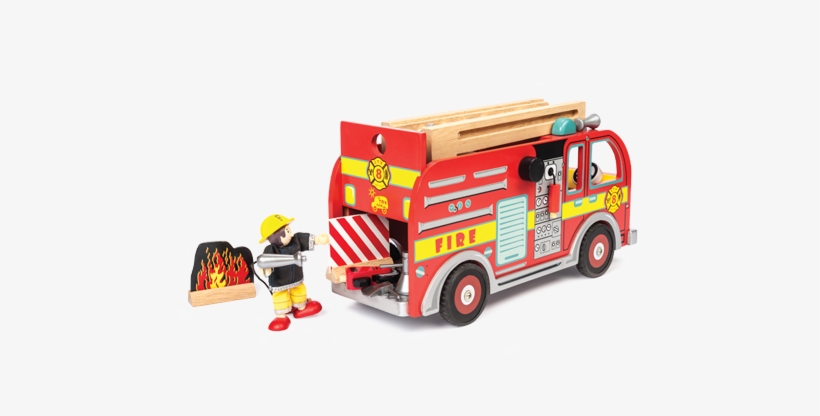 Le Toy Van Fire Engine Set - Le Toy Van Fire Engine, transparent png #3917839