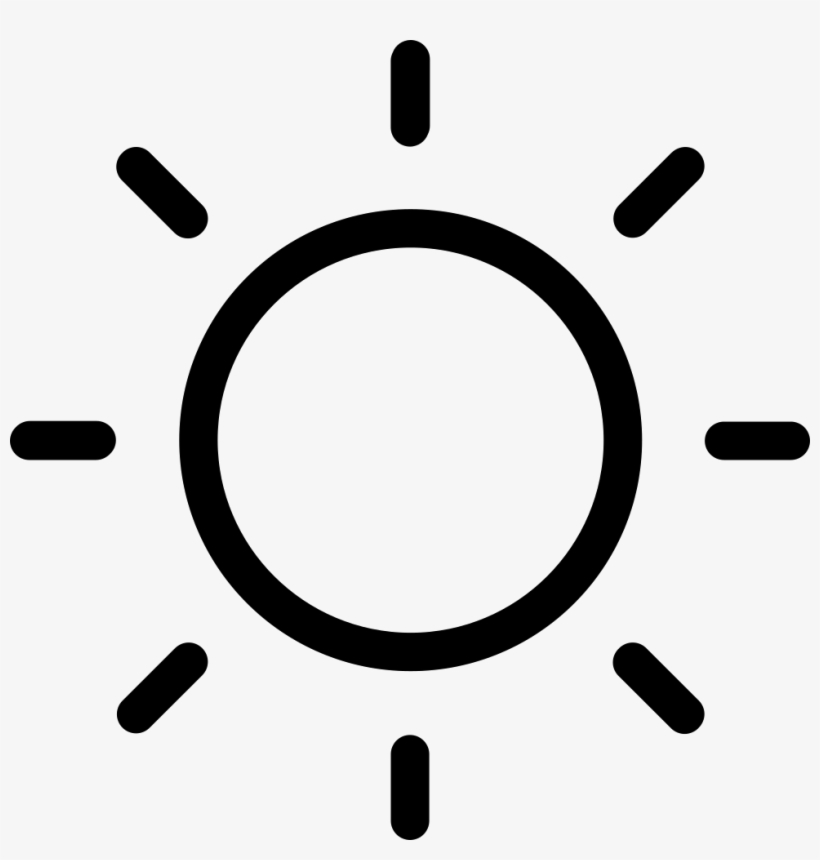 Sunny Day Weather Symbol - Rising Sun Icon Png, transparent png #3917973