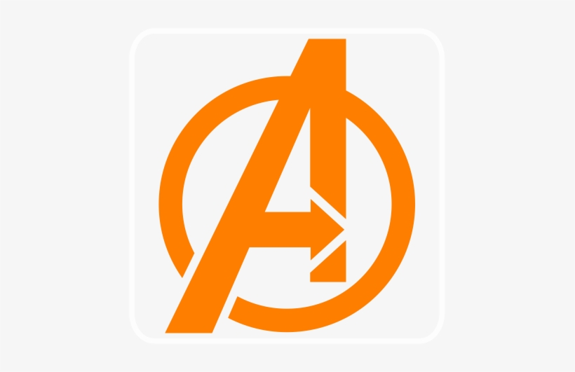 Avengers Logo - Captain America Logo Black And White, transparent png #3918089
