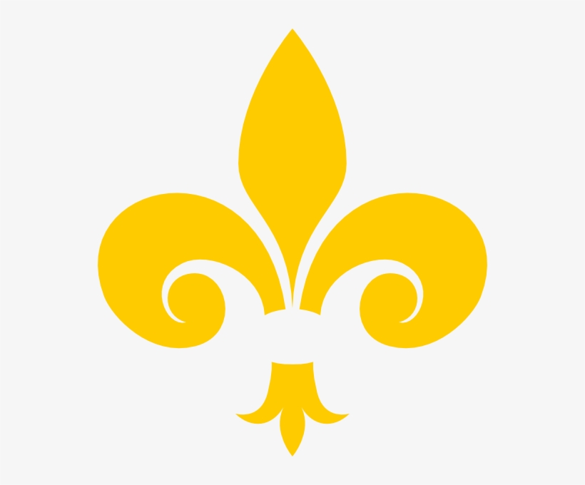 Gold Fleur De Lis Clip Art - Free Transparent PNG Download - PNGkey