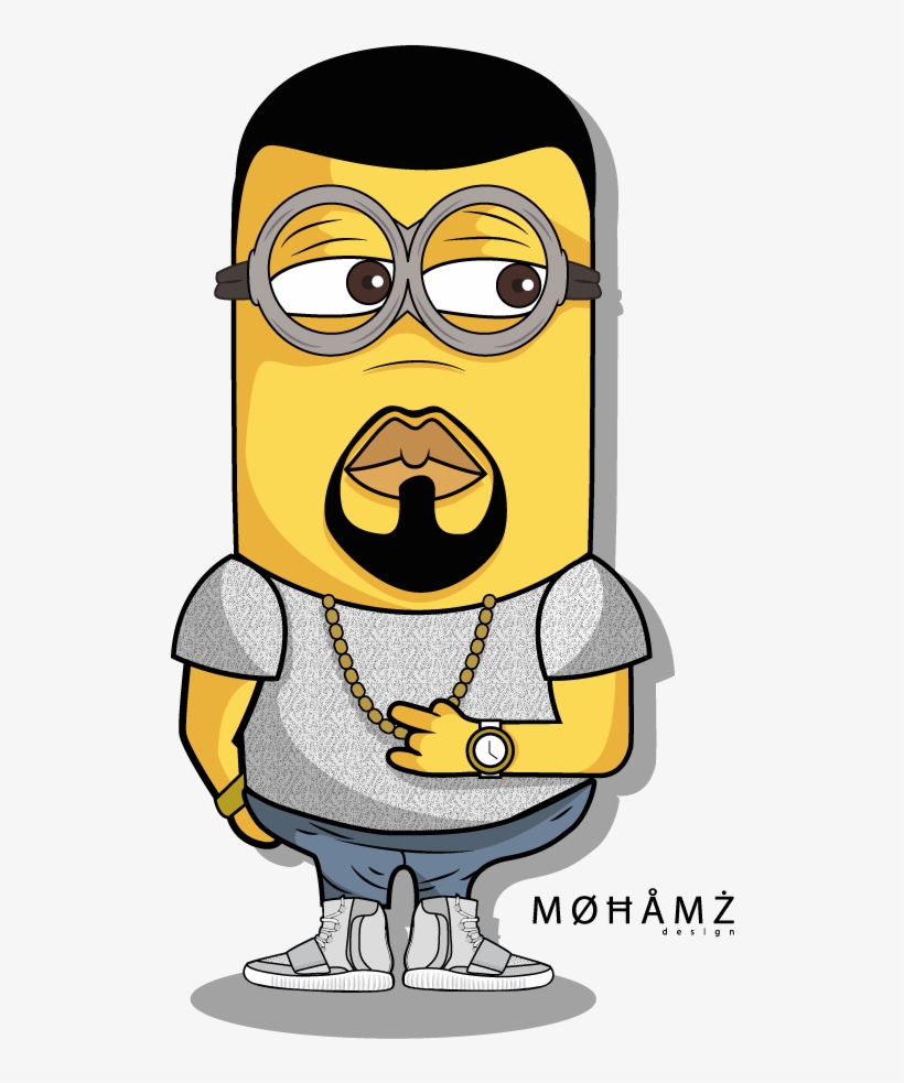Kanye West - Hip Hop Minion, transparent png #3918715