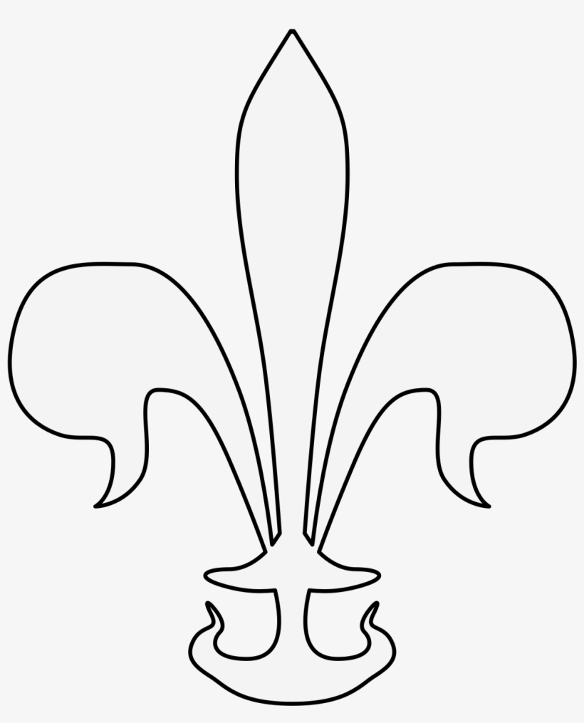 Fleur De Lys - Fleur De Lis White Png, transparent png #3918922