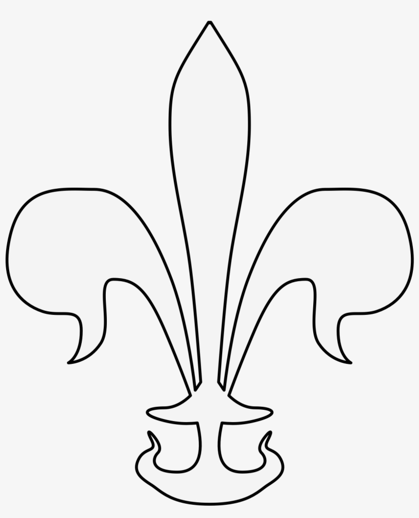 Fleur De Lys - Fleur De Lis White Png, transparent png #3918922