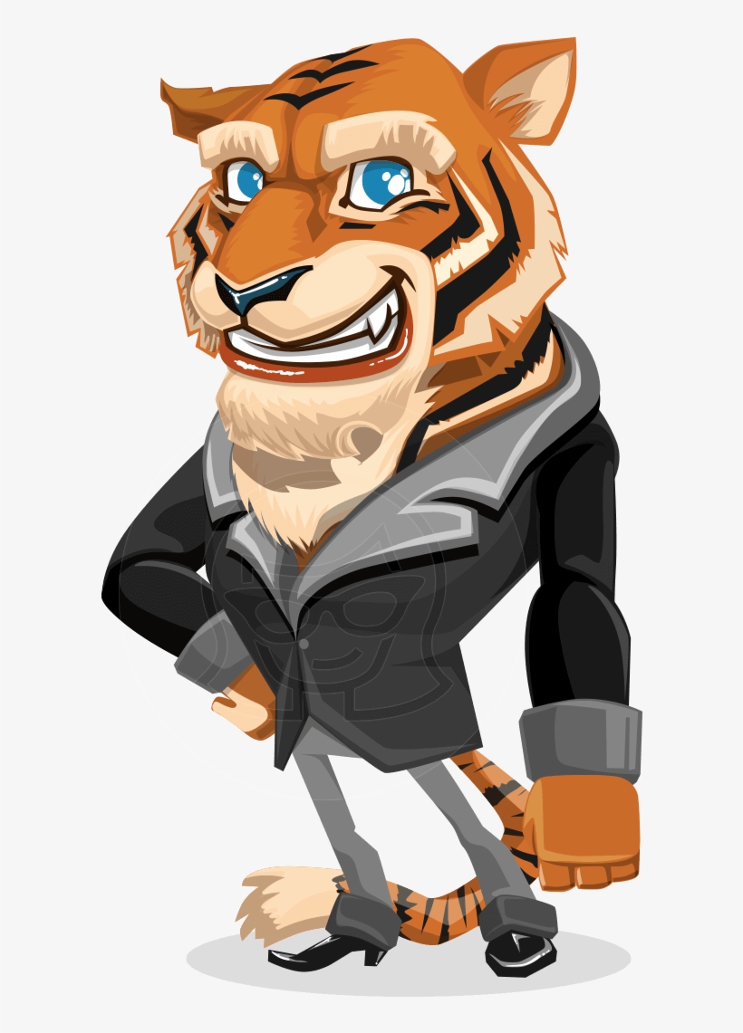 Vice Tiger - Tiger Character, transparent png #3918955