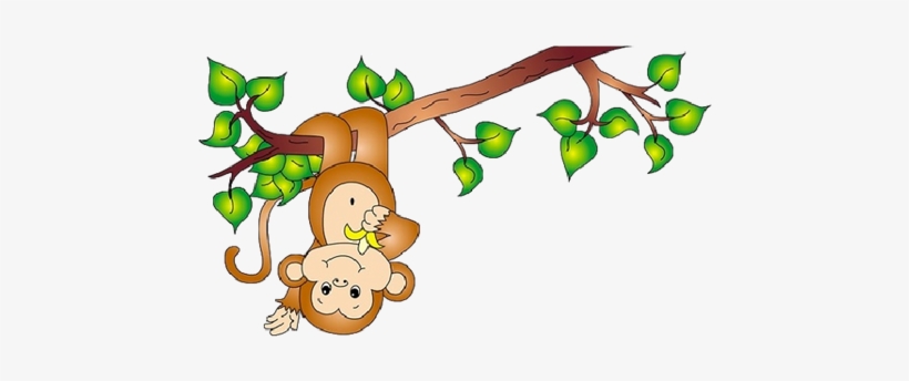 Pajama Time Story Hour - Monkey On Vine Clipart, transparent png #3919295