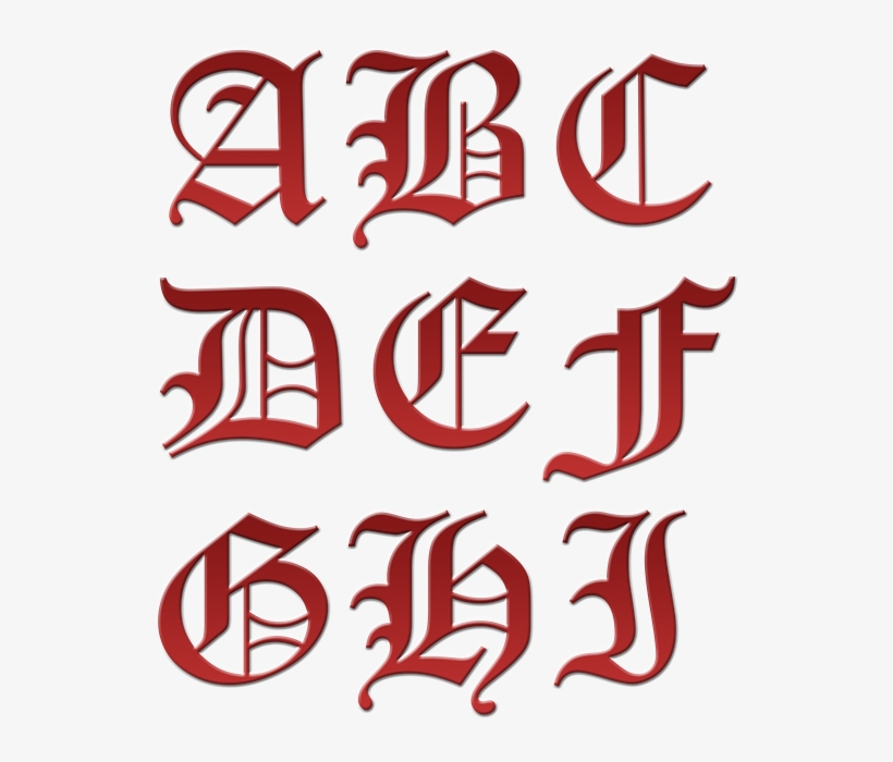 Letter, Initial, Red, Seal, Symbol - Goth Boy Clique Logo, transparent png #3919837