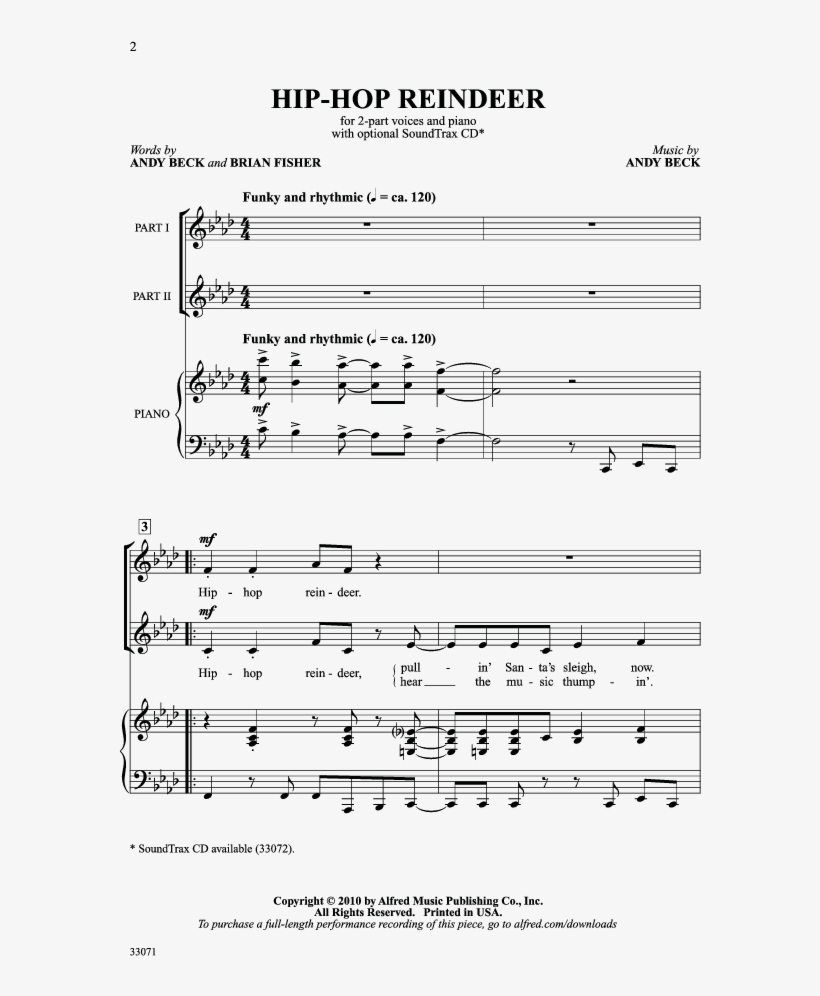 Hip-hop Reindeer Thumbnail - Music, transparent png #3920057