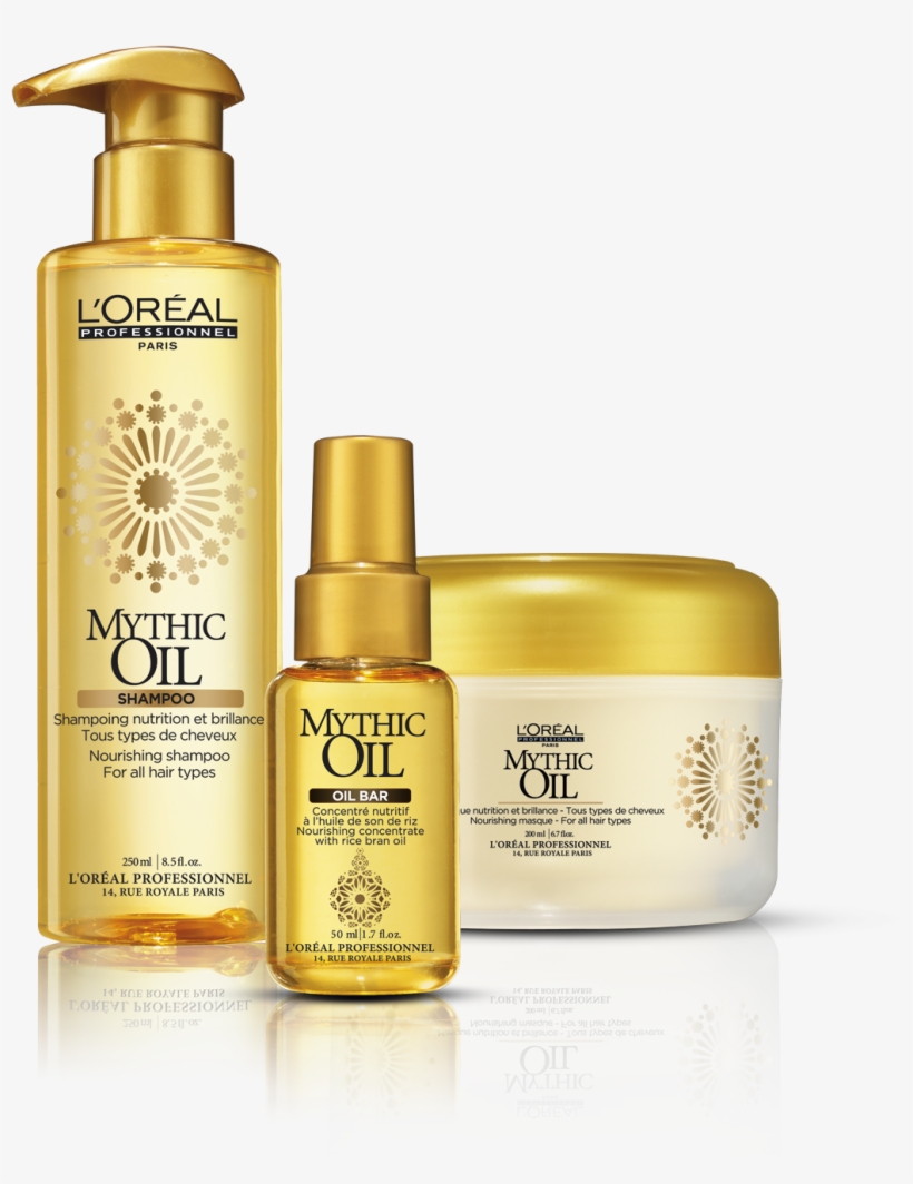 L'oreal Mythic Oil Hair Care Products - L'oreal Professional Mythic Oil Shampoo 250ml, transparent png #3920388