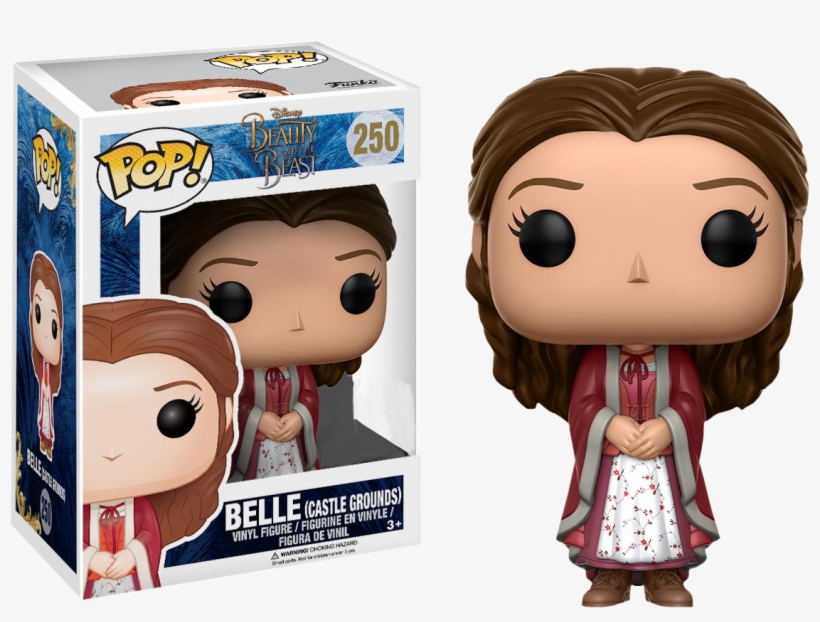 Beauty And The Beast Belle (castle Grounds) Us Exclusive - Funko Pop Beauty And The Beast Movie Set, transparent png #3921128