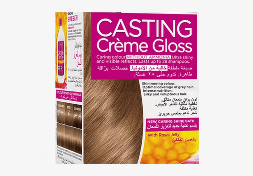 L'oreal Paris Casting Creme Gloss With Royal Jelly - Loreal Casting Creme Gloss, transparent png #3921265