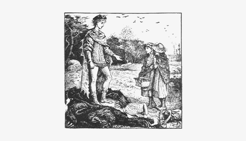 Blue Fairy Book Snow White And Rose Red 3 - Snow White And Rose Red Bear, transparent png #3921311