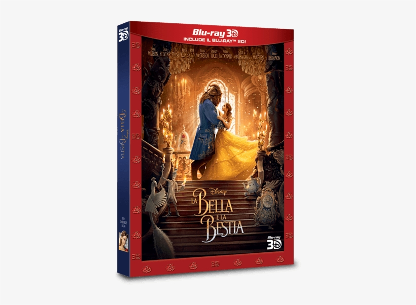 Beauty And The Beast Blu Ray Live Action, transparent png #3921469