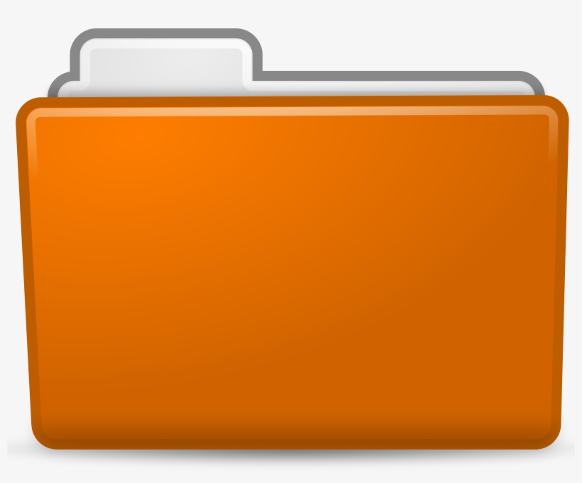 This Free Icons Png Design Of Orange Folder Icon, transparent png #3921618