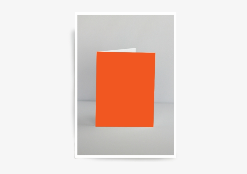 Persimmon Notecards - Construction Paper, transparent png #3921619