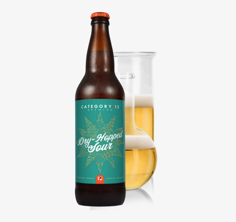 Dry-hopped Sour - 60 Large Beer Bottle White Vinyl Printable Labels,, transparent png #3921704