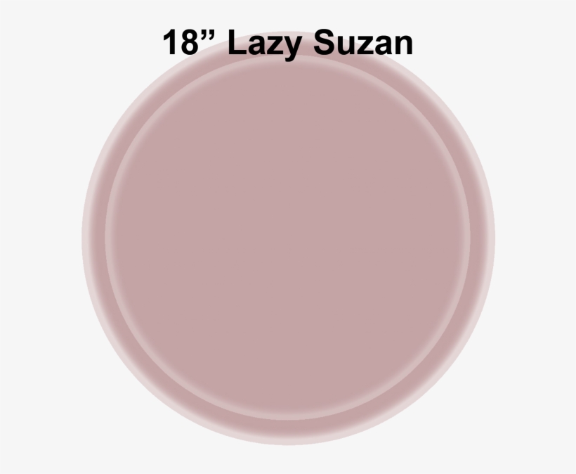 18" Lazy Suzan - Halozy, transparent png #3922142