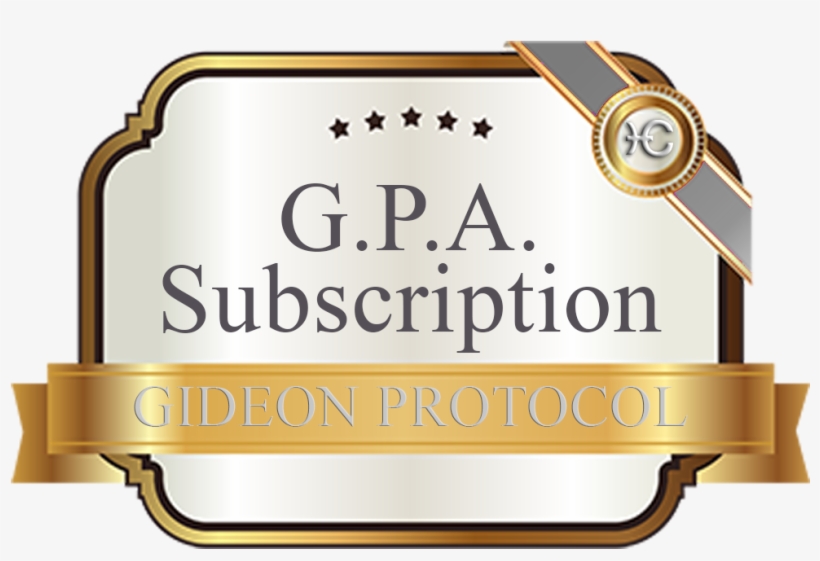 G - P - A - Monthly Subscription - Clip Art, transparent png #3922858