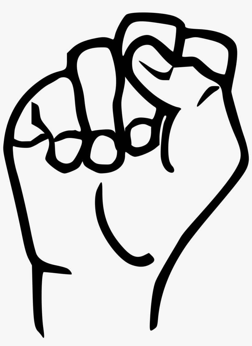 Open - Sign Language S Svg, transparent png #3922883