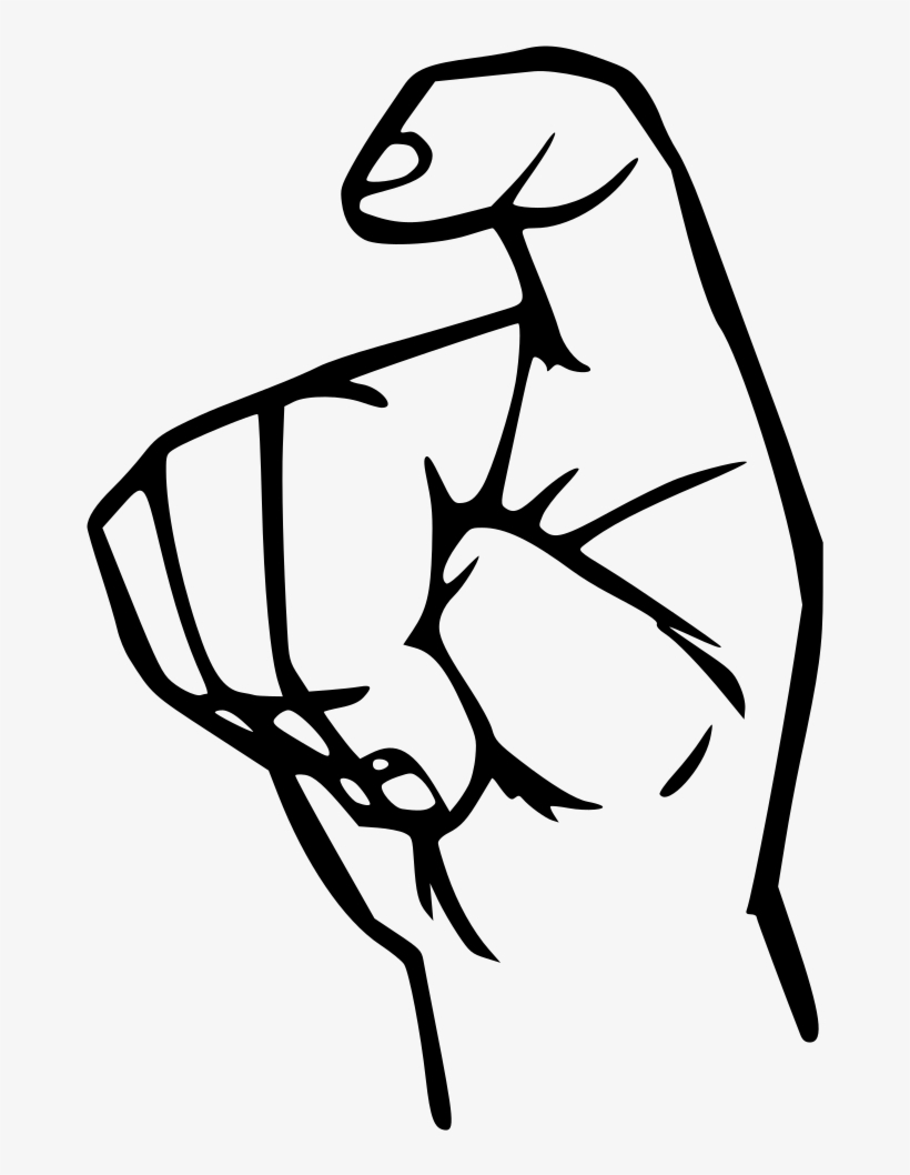 Sign Language X - Sign Language X Clip Art, transparent png #3923020